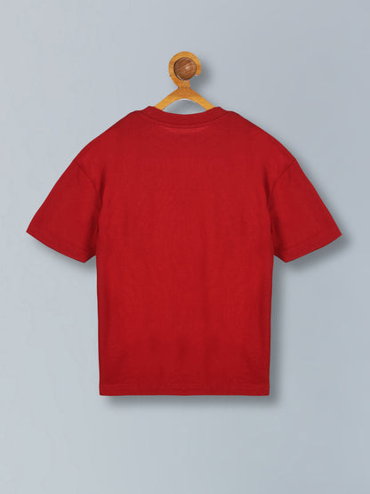Boys Premium Cotton  Printed Oversized T-shirt pack of  2