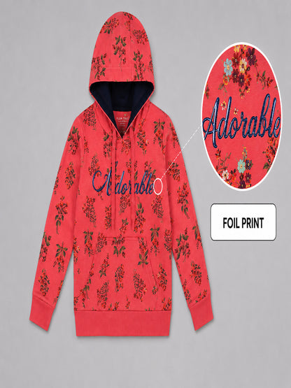 Girls Premium Soft cotton full sleeve Hooded Sweatshirt