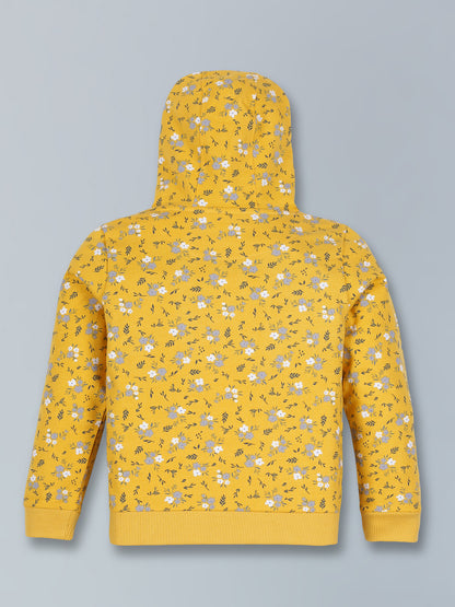 Polka Printed Hoodie Sweatshirt pack of 2- Yellow and Pink