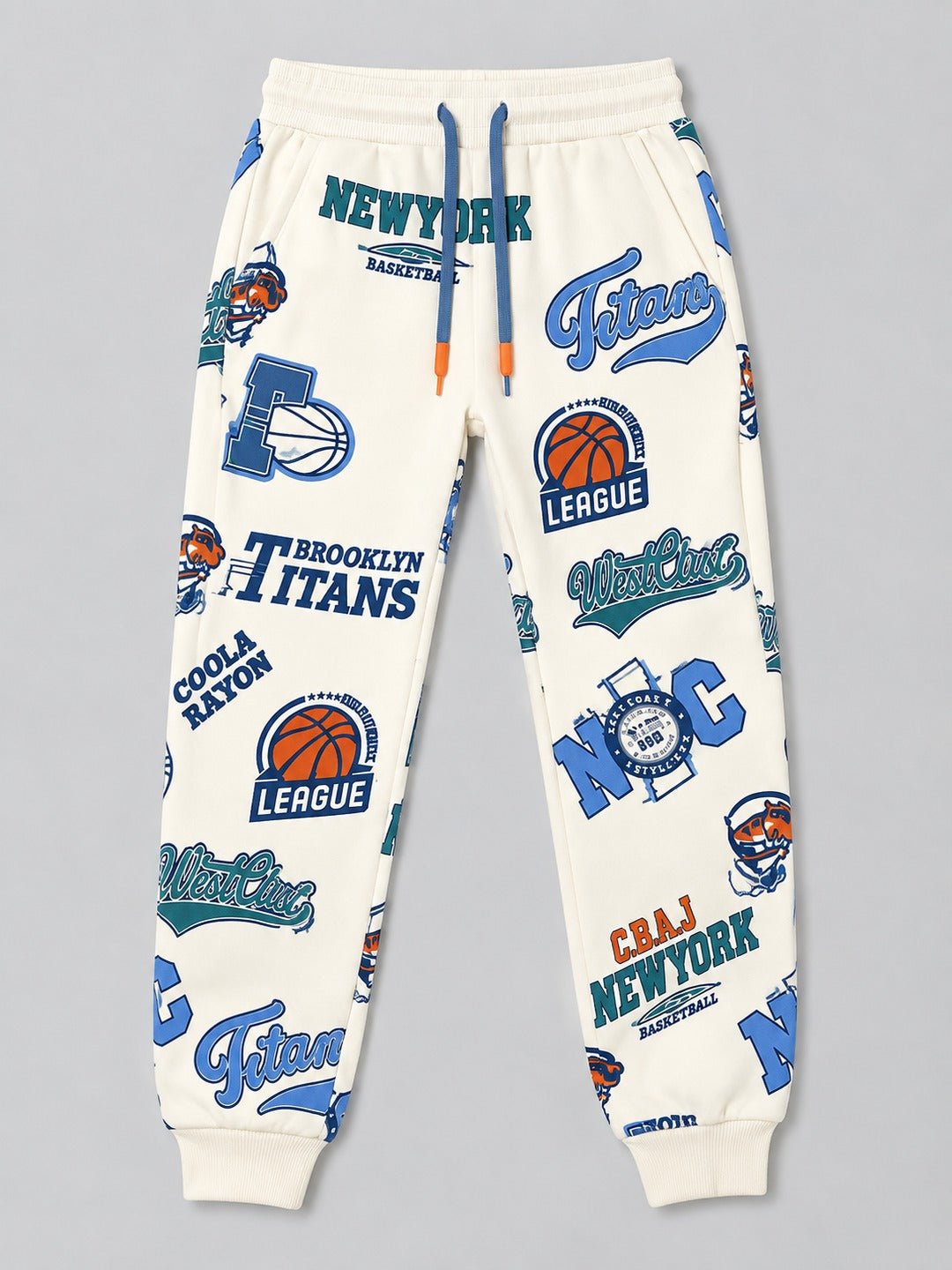 Boys Premium Soft cotton Regular Fit Printed Jogger