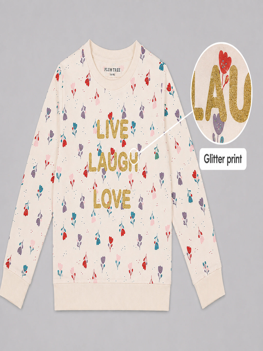 Girls Premium Soft cotton full sleeve Round Neck Sweatshirt