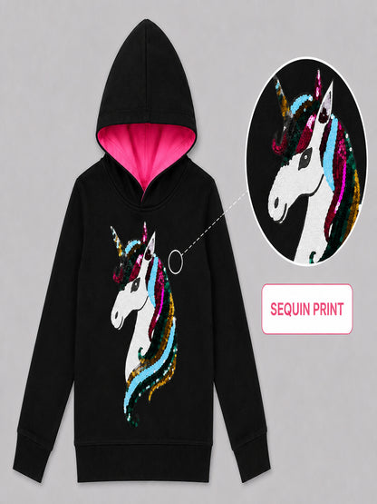 Girls Premium Soft cotton full sleeve Hooded Sweatshirt
