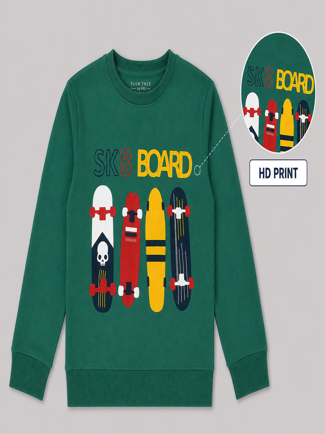 Boys Premium Soft cotton full sleeve Round Neck Sweatshirt