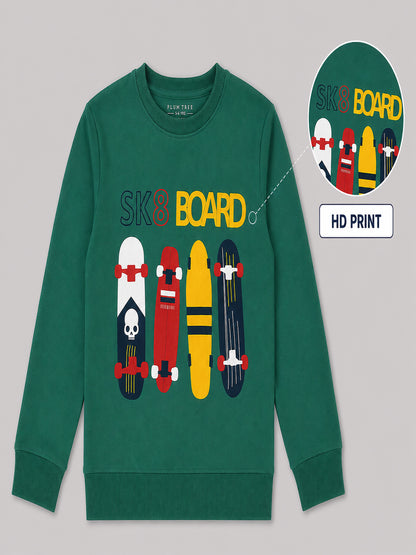 Boys Premium Soft cotton full sleeve Round Neck Sweatshirt
