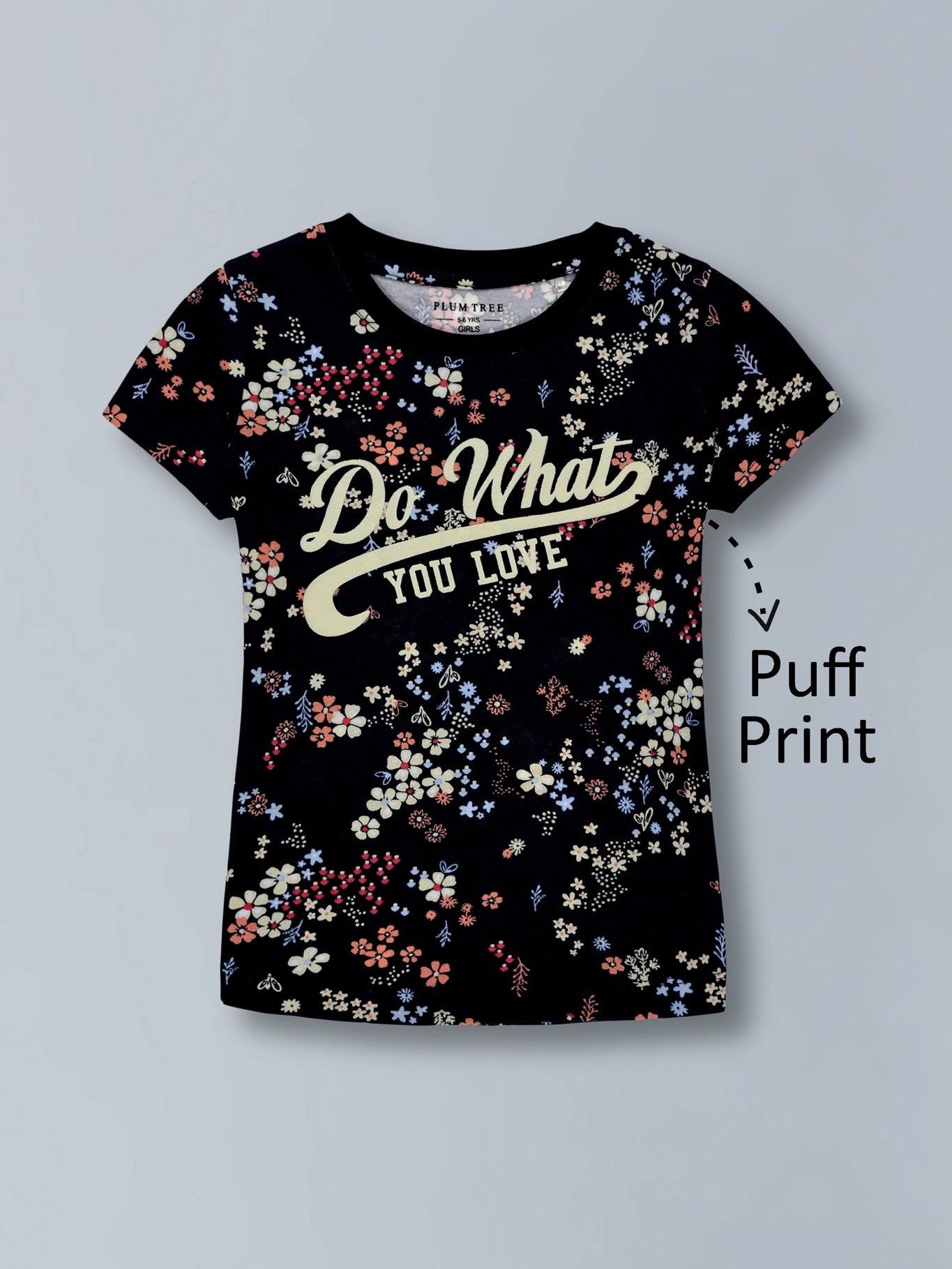 Girls Trendy Cotton Top & Shorts Co-ord Set