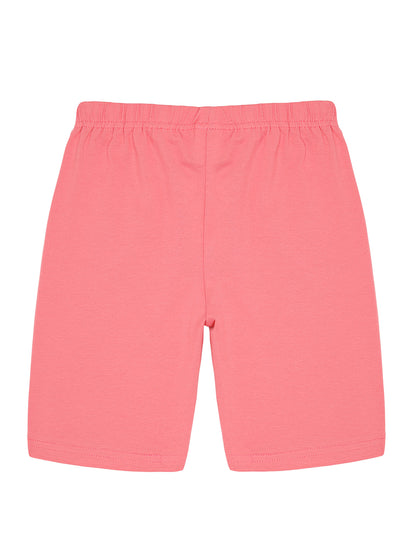Girls  Set of 3 soft lycra cotton Cycling Shorts-WHITE NAVY