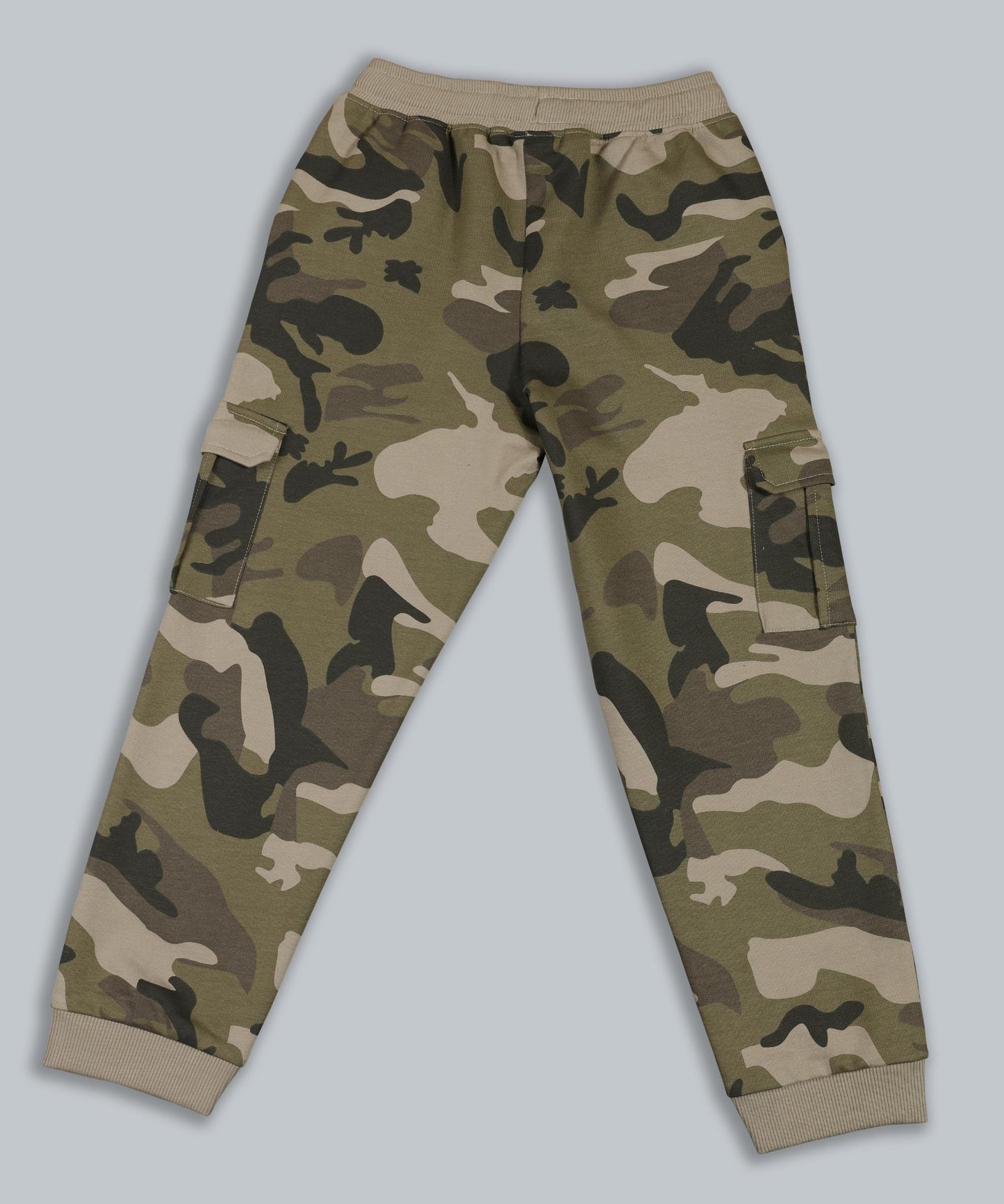 Boys Camo Cargo Pocket Jogger Pants
