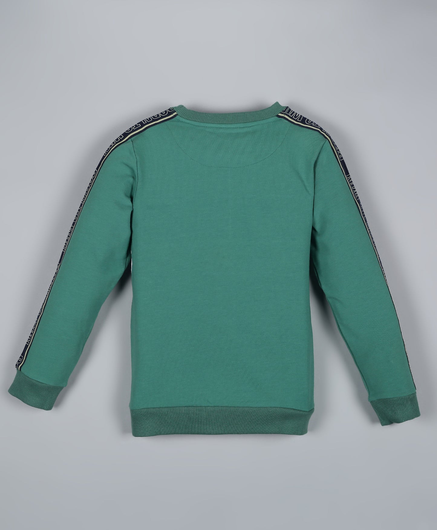 Round Neck Pullover Sweatshirt and Printed Jogger set