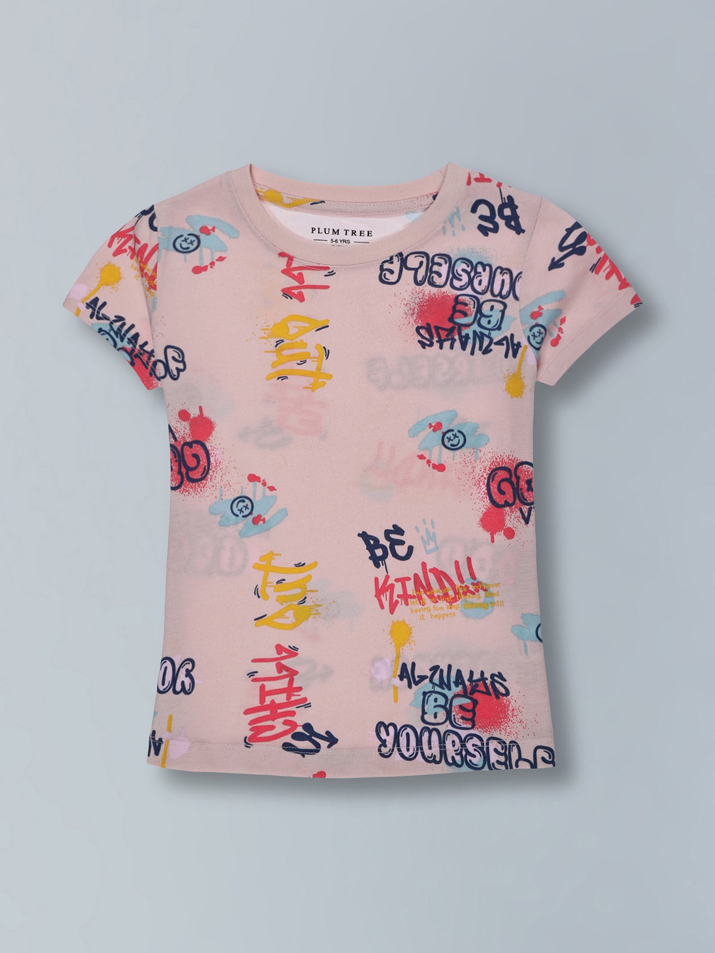 Girls Trendy Cotton Top & Shorts Co-ord Set