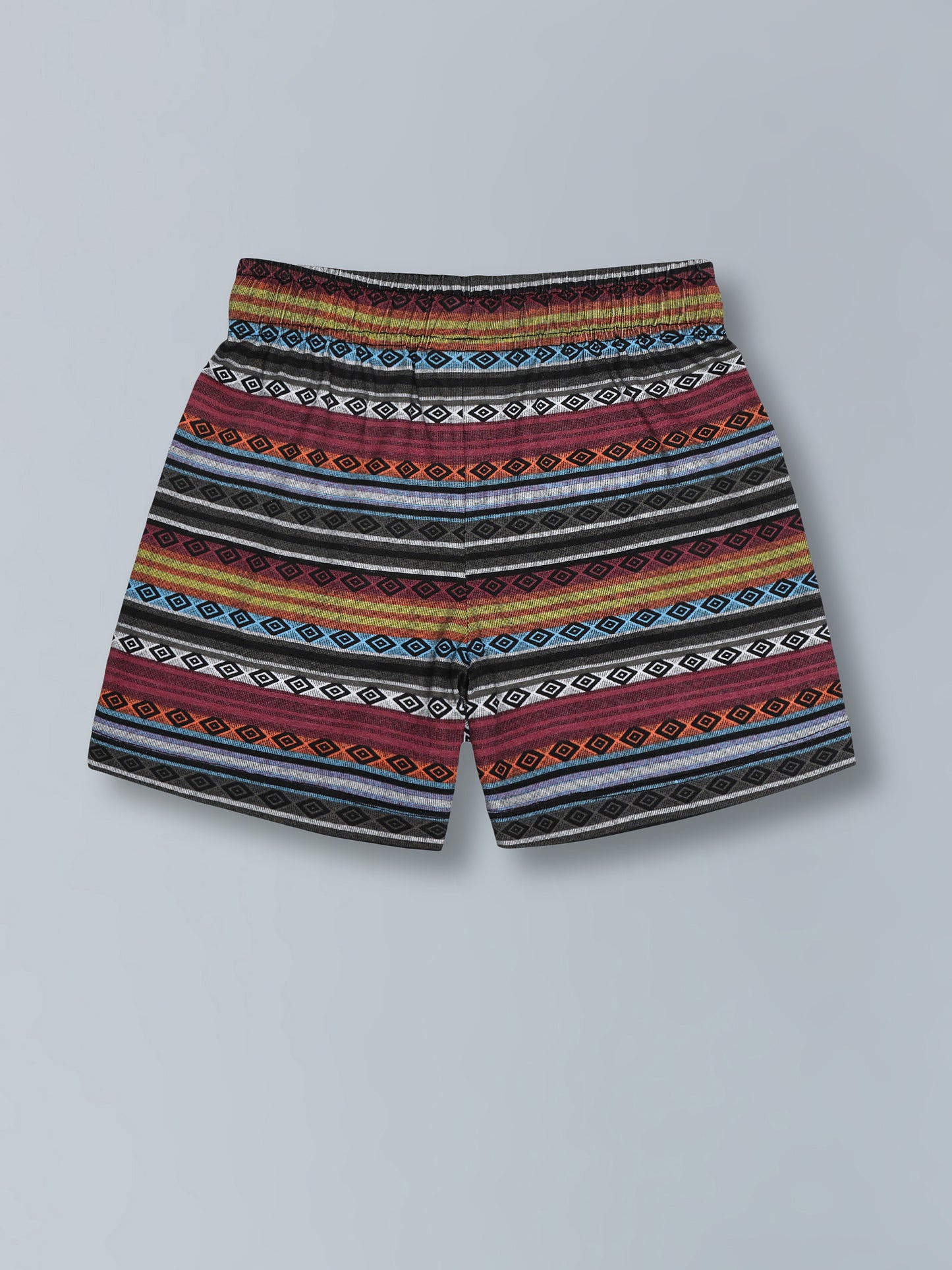 Girls Premium Cotton Printed Knit Shorts Pack Of 2