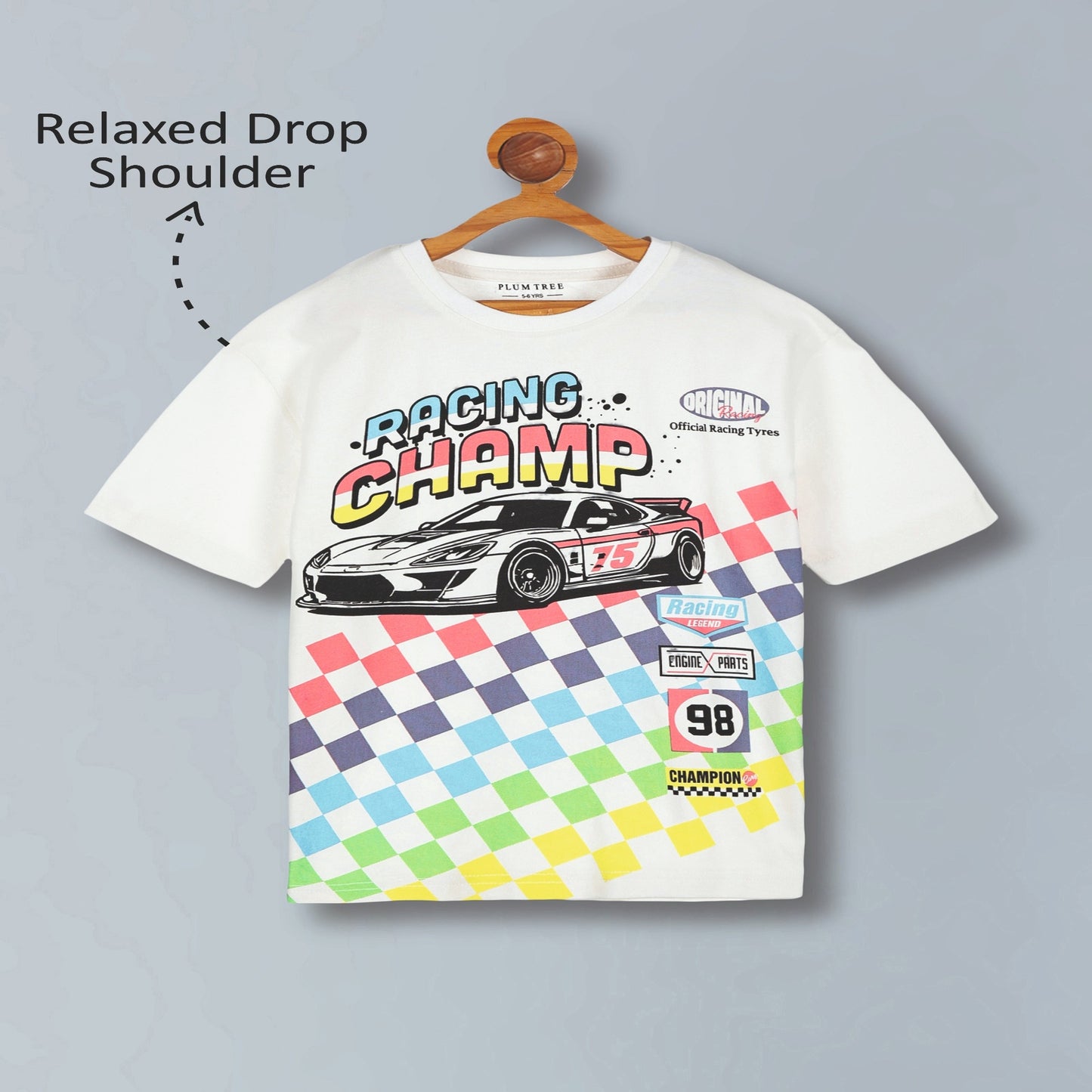 Boys Premium Cotton  Printed Oversized T-shirt pack of  2