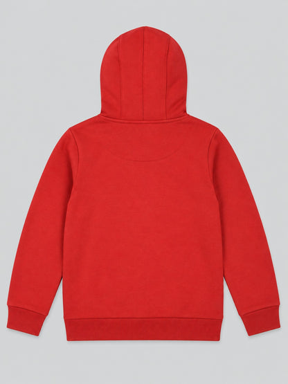 Boys Premium Soft Cotton Full Sleeve Printed Hooded Sweatshirt