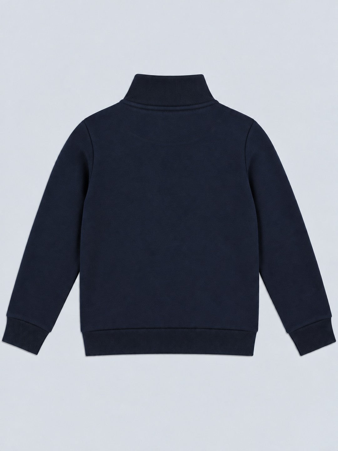 Boys Premium Soft Cotton Full Zipper Round Neck Sweatshirt