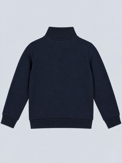 Boys Premium Soft Cotton Full Zipper Round Neck Sweatshirt
