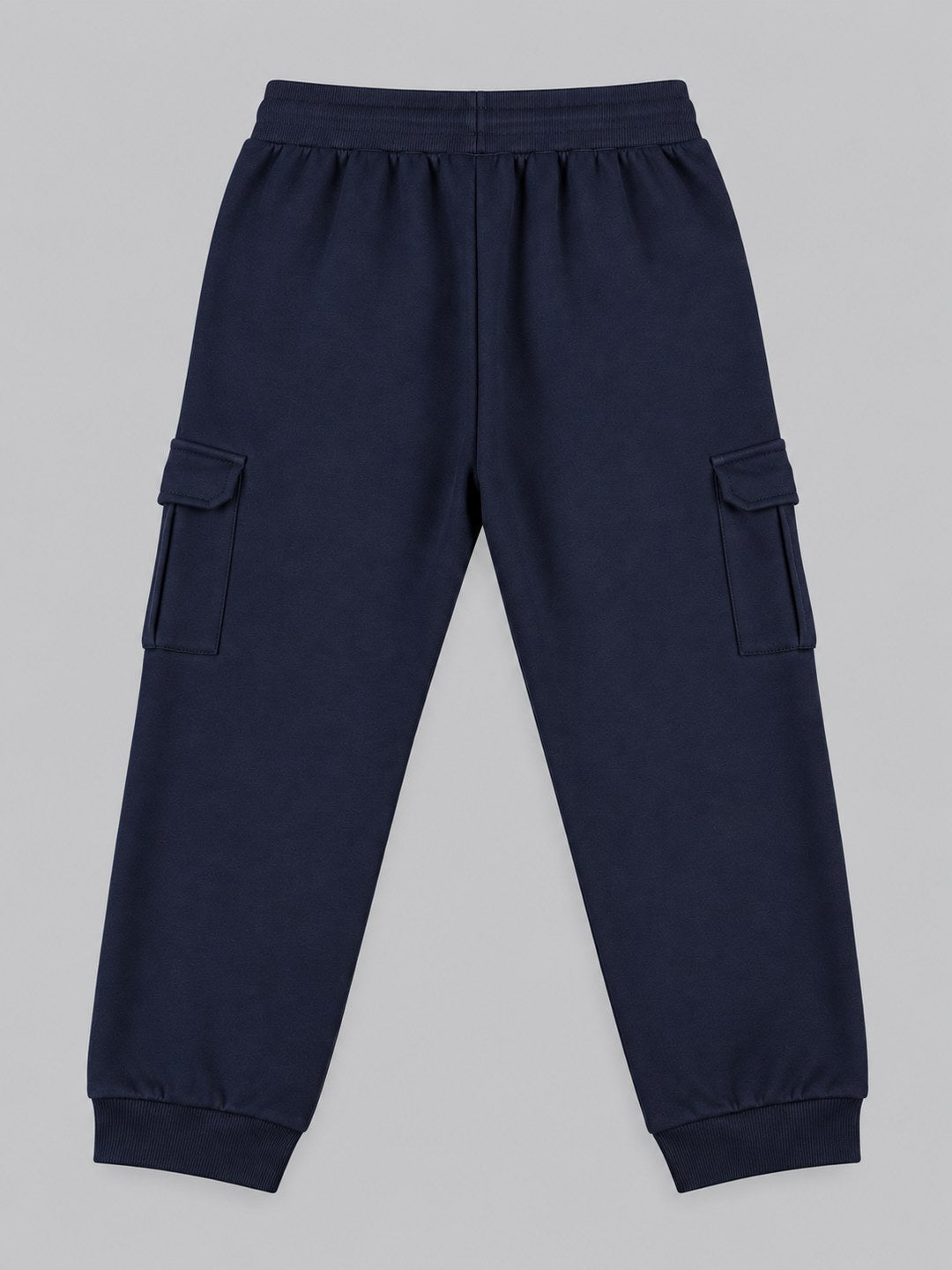 Boys Premium Soft Cotton Solid Cargo Pocket Jogger