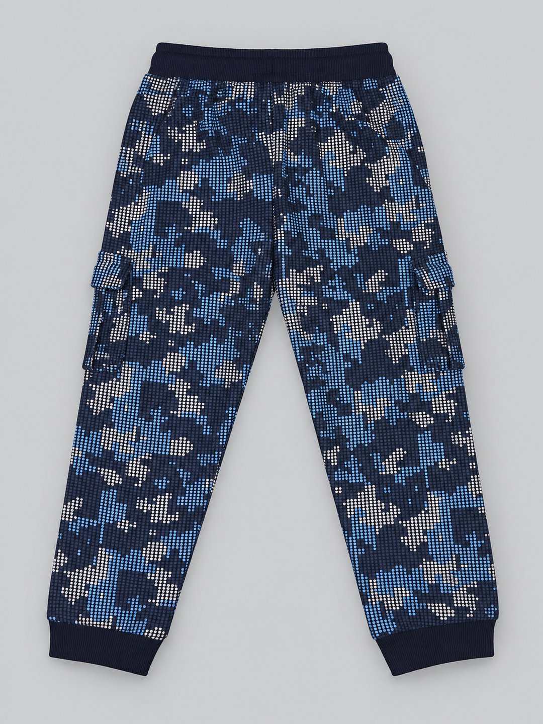 Boys Premium Soft Cotton Printed Cargo Pocket Jogger