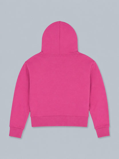 Girls Premium Soft cotton Full Sleeve Cropped Hooded Sweatshirt