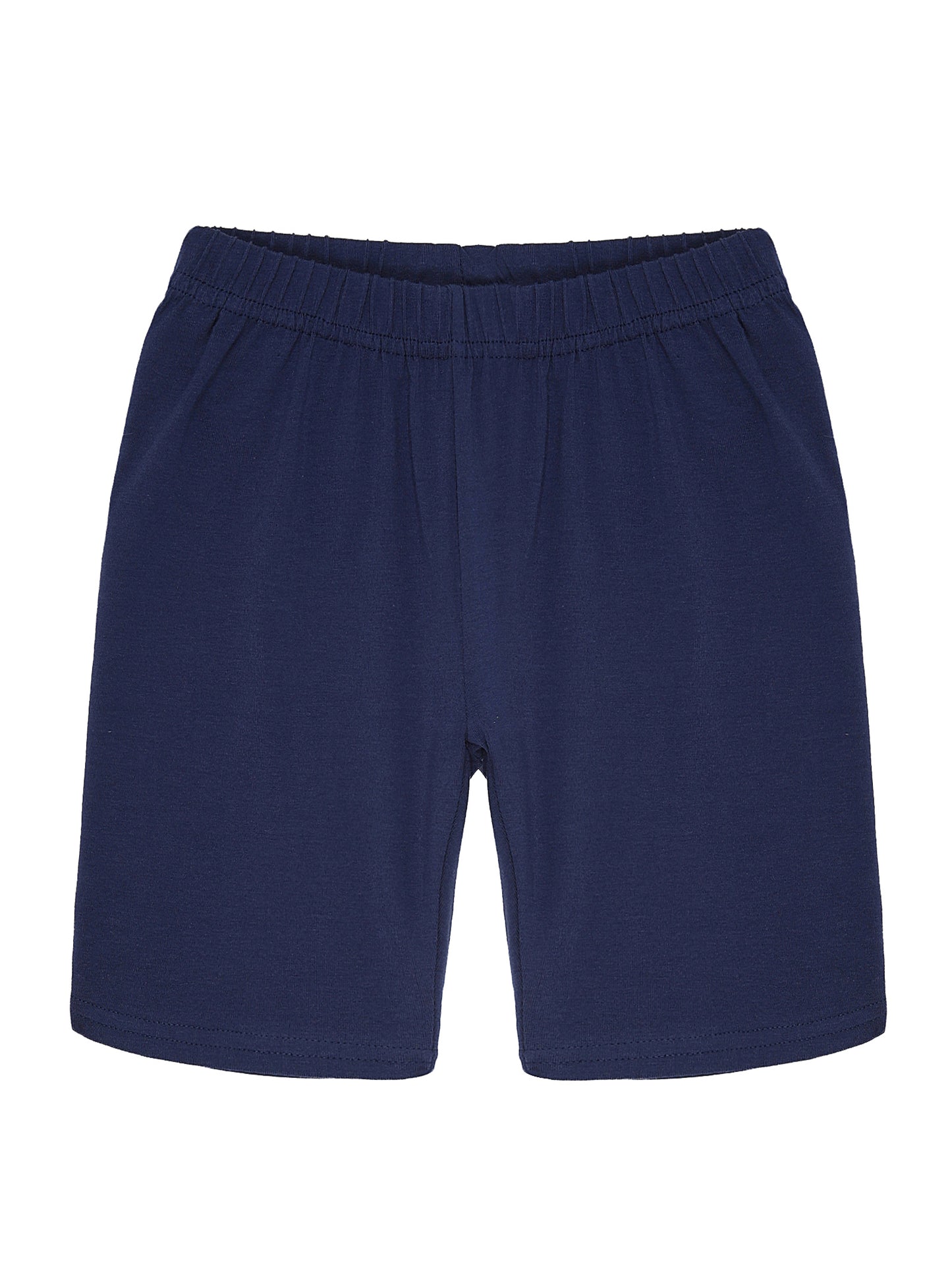 Girls  Set of 3 soft lycra cotton Cycling Shorts-WHITE NAVY