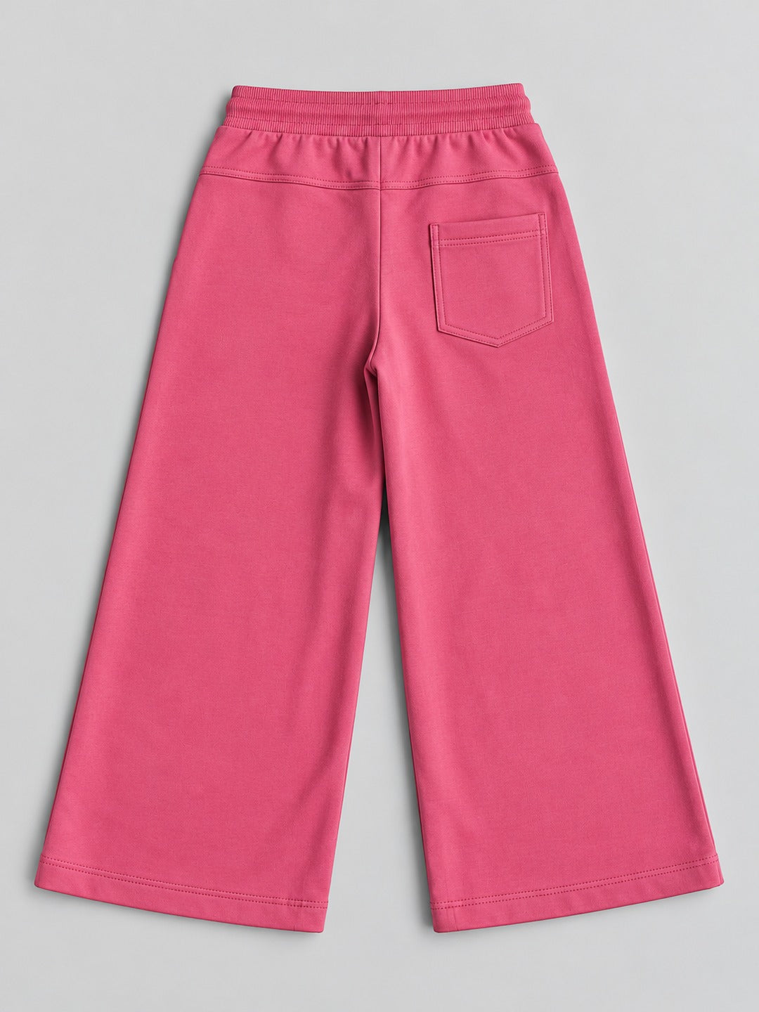 Girls Premium Soft Cotton Crown stone Printed Wide Leg Pant