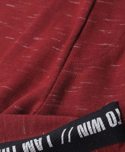 Tape Printed Jogger Track Pant Pack of 2 - Burgundy and Camoflague