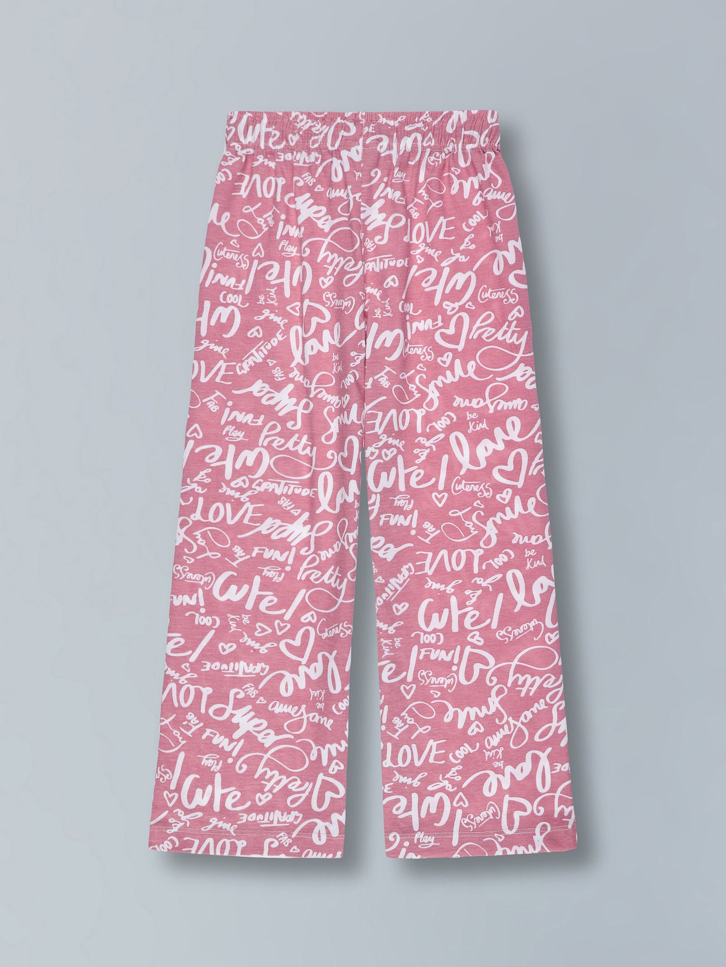 Girls Premium Cotton Printed Wide Leg Pant pack of 2
