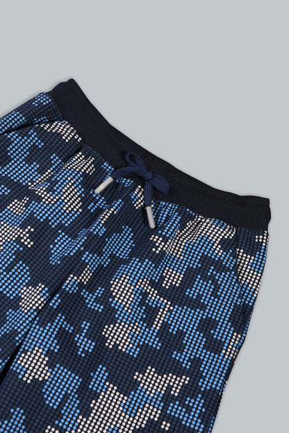Boys Camo Cargo Pocket Jogger Pants