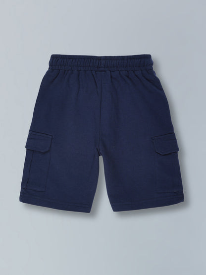 Boys Premium Cotton Cargo Pocket Shorts