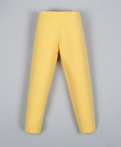 All Over Printed and solid Leggings( Pack of 4) - Multi Color