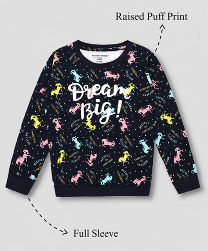 Girls Premium Soft Cotton Full sleeve T-shirt and jogger pant clothing set