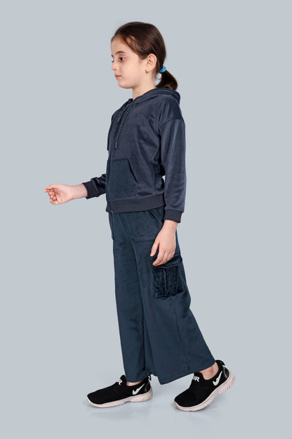 Girls Vellore Wide Leg Cargo Pocket Pants