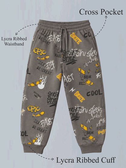 Boys Premium Soft Cotton full sleeve T-shirt and jogger pant Clothing Set