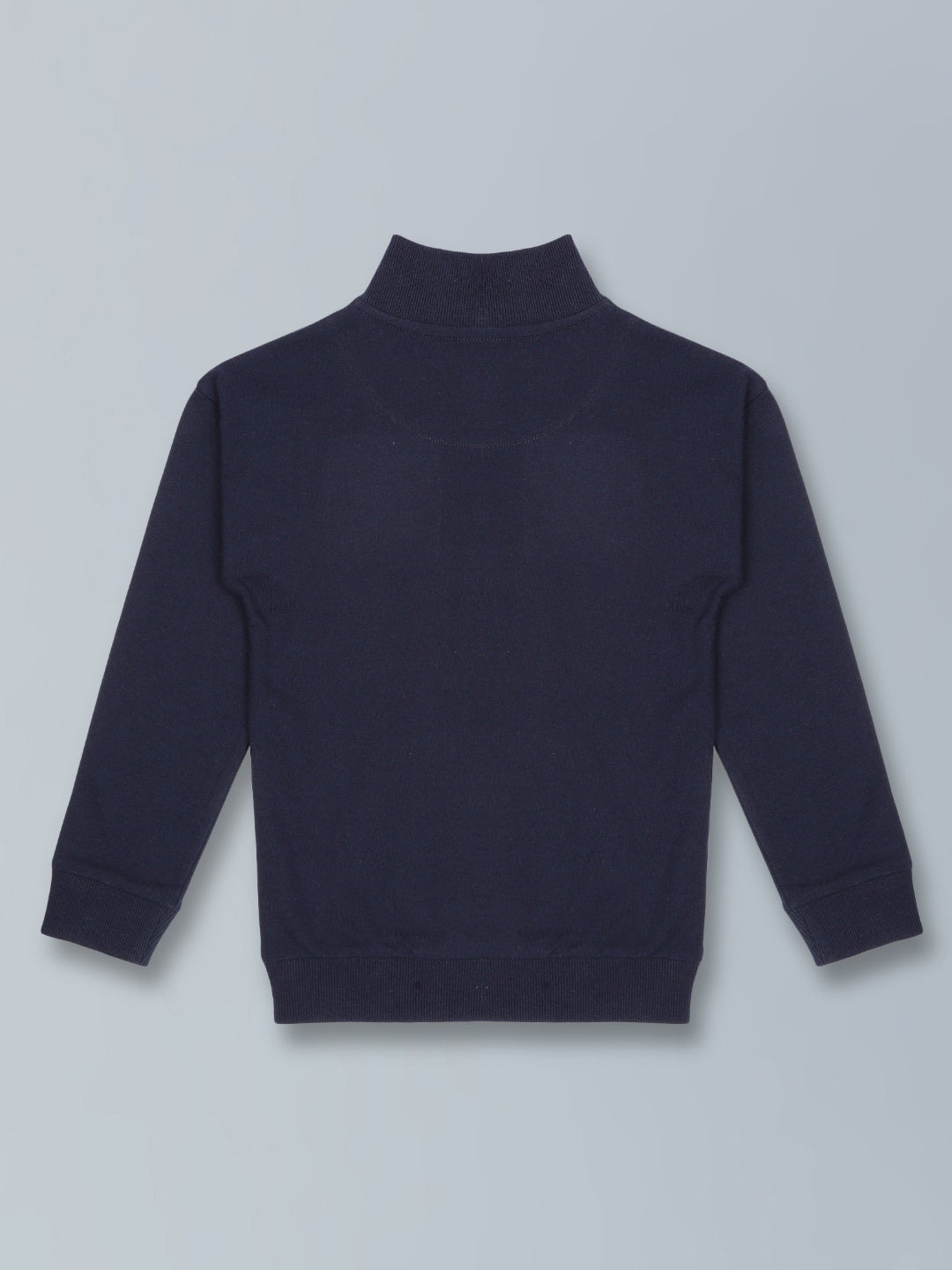 Boys Premium Soft cotton full sleeve Hi-Neck Half Zipper Sweatshirt