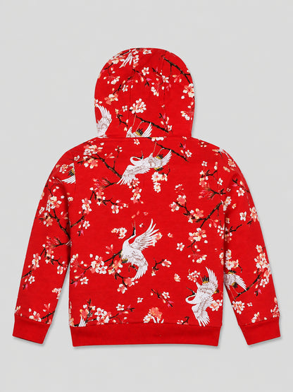 Girls Premium Soft cotton full sleeve Hooded Sweatshirt