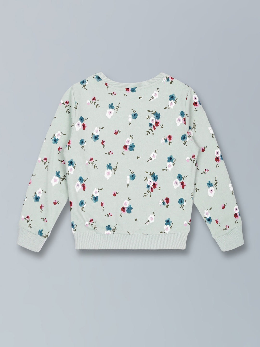 Girls Premium Soft Cotton Full Sleeve Printed Round Neck Sweatshirt