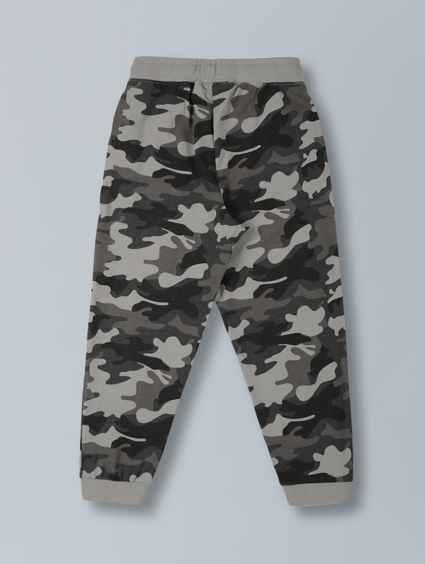 Plum Tree Boys 100% Cotton Full Sleeve  All Over Camoflague Printed T-Shirt & Jogger Set ( Pack Of 2) - Camoflague