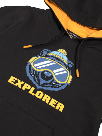 Boys Premium Soft Cotton Full Sleeve Printed Hooded Sweatshirt