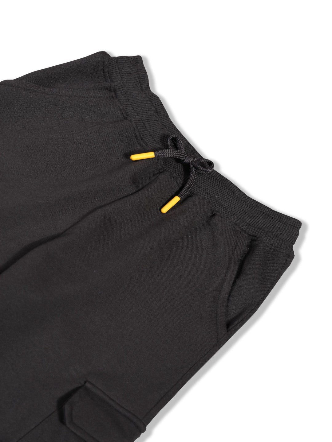 Boys Premium Soft Cotton Solid Cargo Pocket Jogger
