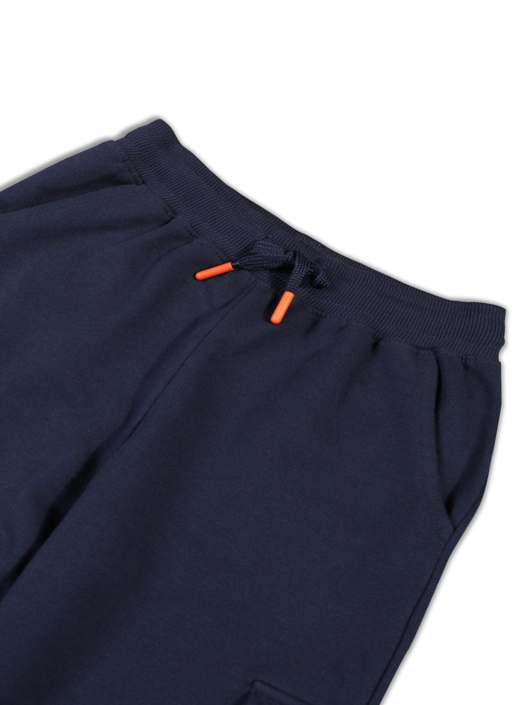 Boys Premium Soft Cotton Solid Cargo Pocket Jogger