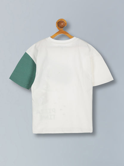 Boys Premium Cotton  Printed Oversized T-shirt pack of  2