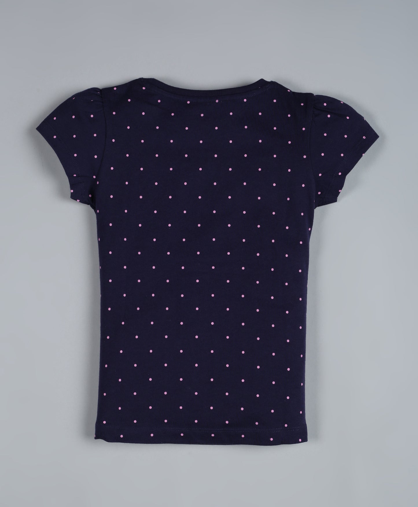 Plum Tree Girls Icecream Print T-shirt ( Pack of 2)-NAVY OFF WHITE