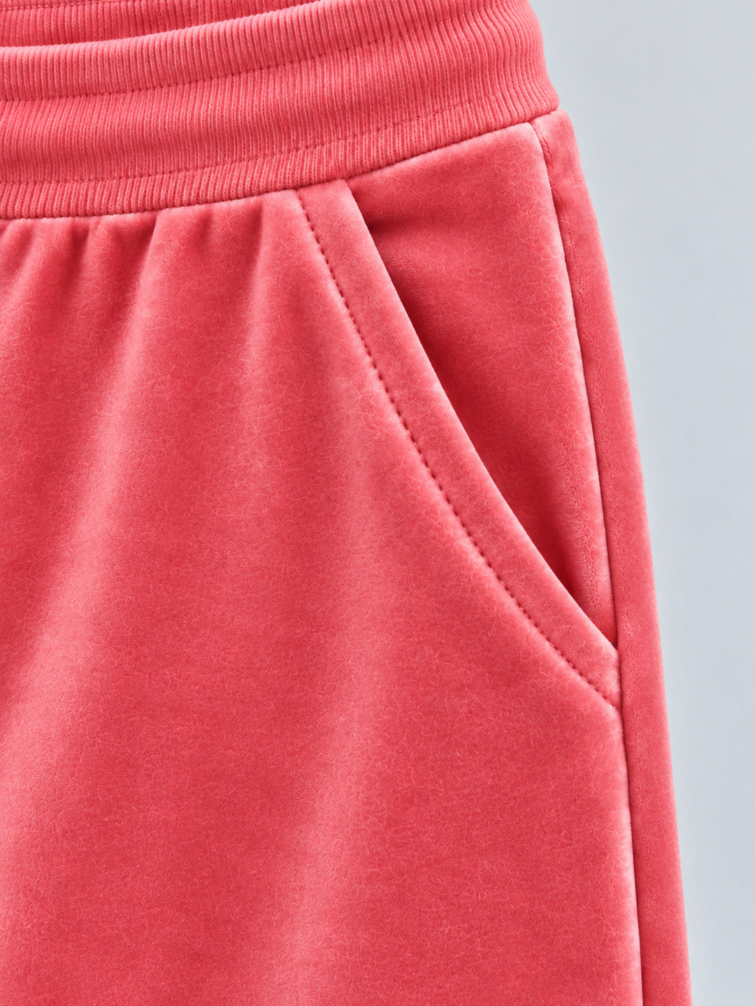 Girls Premium Velour Crown stone Printed Wide Leg Pant