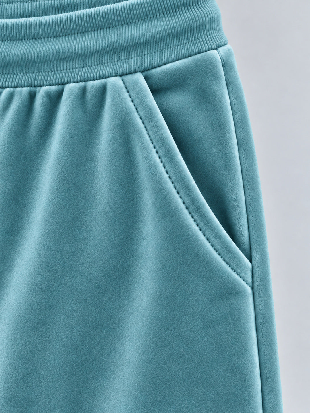 Girls Premium Velour Crown stone Printed Wide Leg Pant