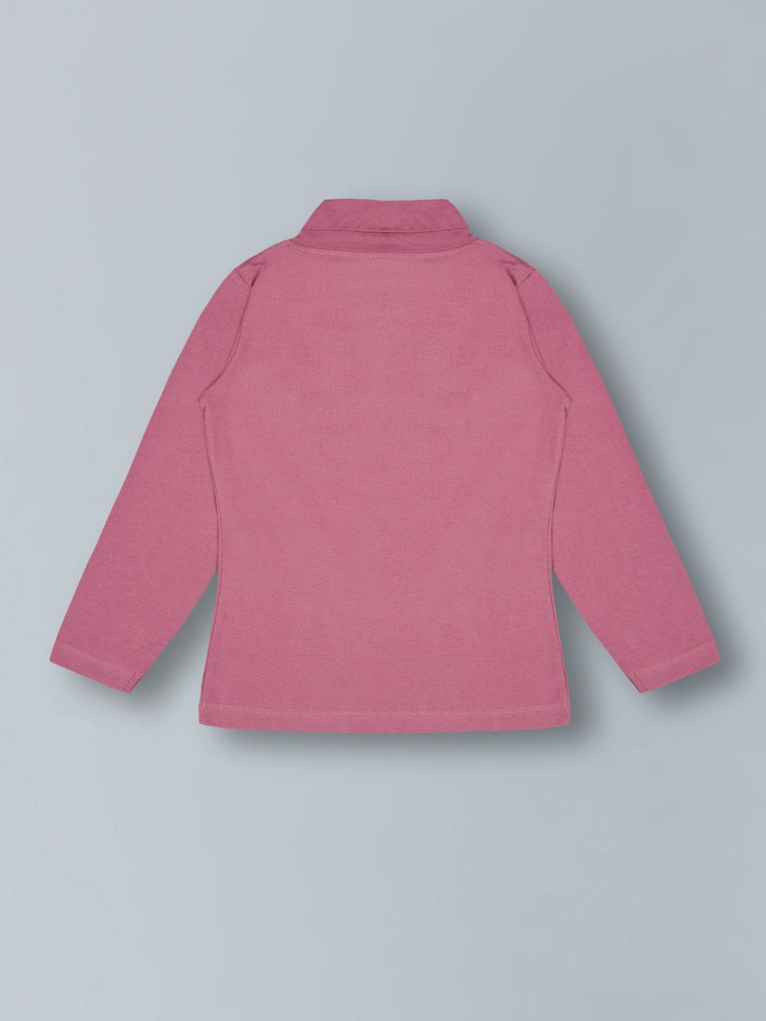 Girls Premium Soft cotton Full sleeve high neck T-shirts pack of 2 set