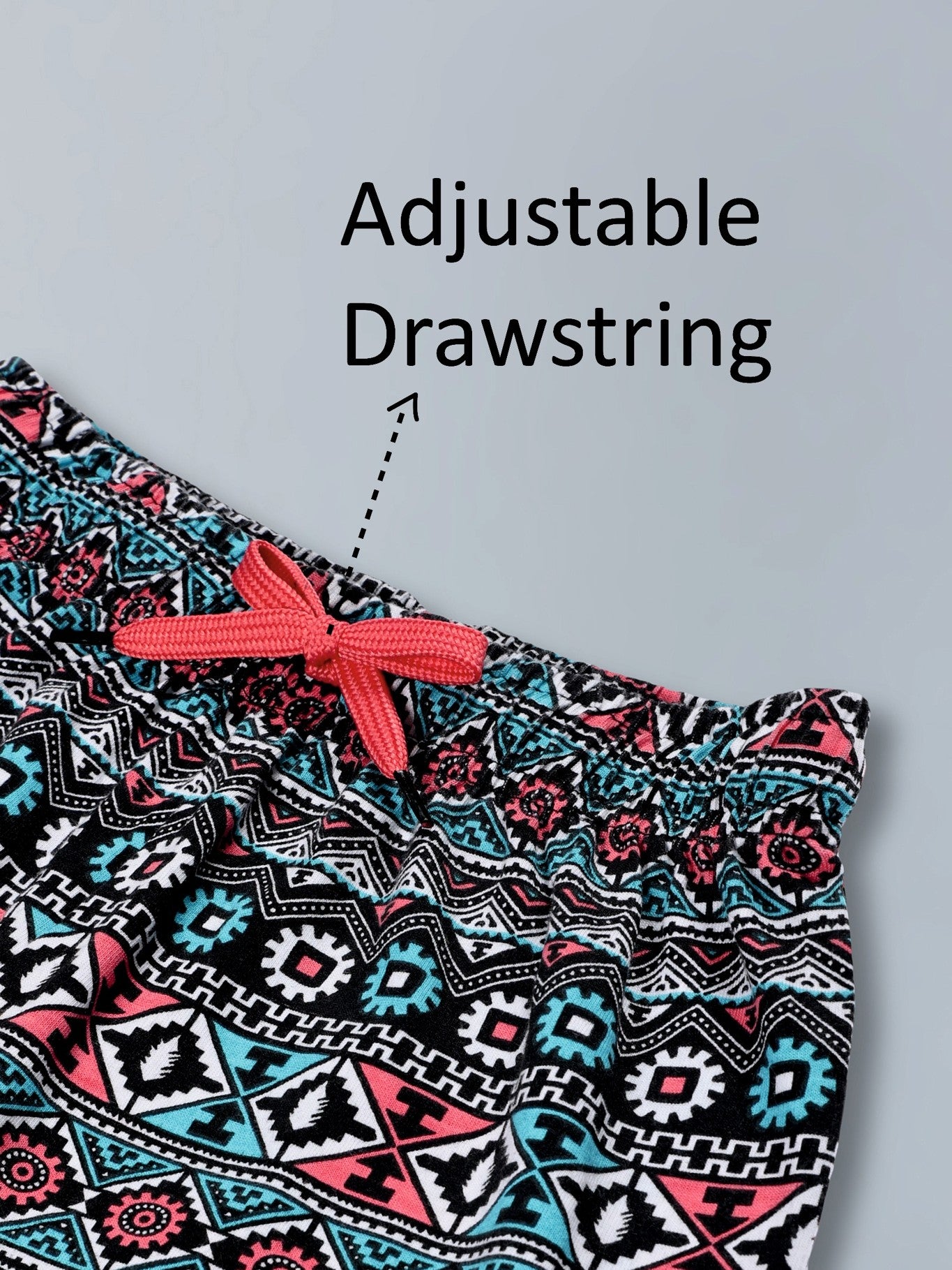 Girls Premium Cotton Printed Knit Shorts Pack Of 2