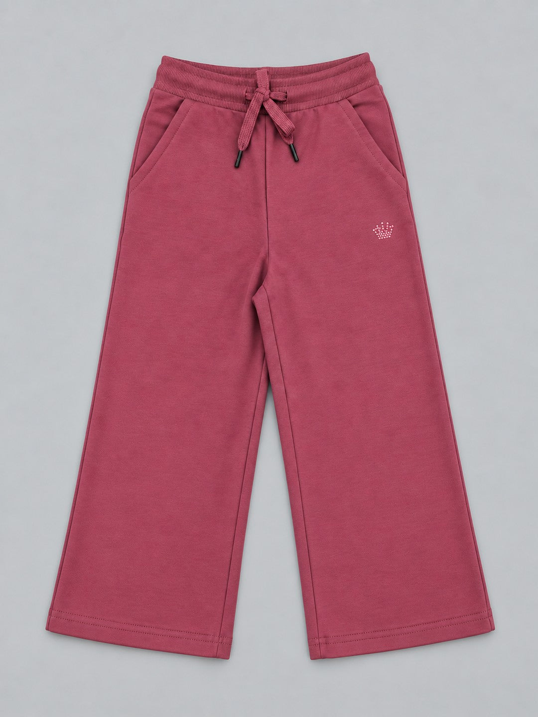 Girls Premium Soft Cotton Hooded Sweatshirt and Wide Leg Pant Set
