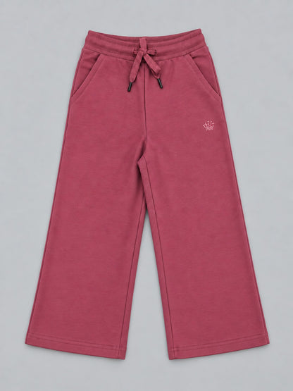 Girls Premium Soft Cotton Hooded Sweatshirt and Wide Leg Pant Set