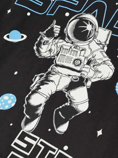 Boys Premium Cotton  Printed Oversized T-shirt pack of  2