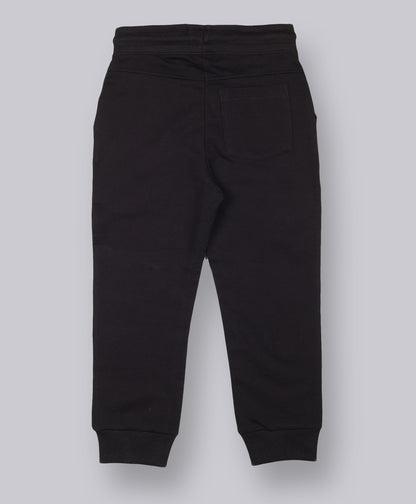 Raised Print Hooded Sweatshirt and Printed Jogger set