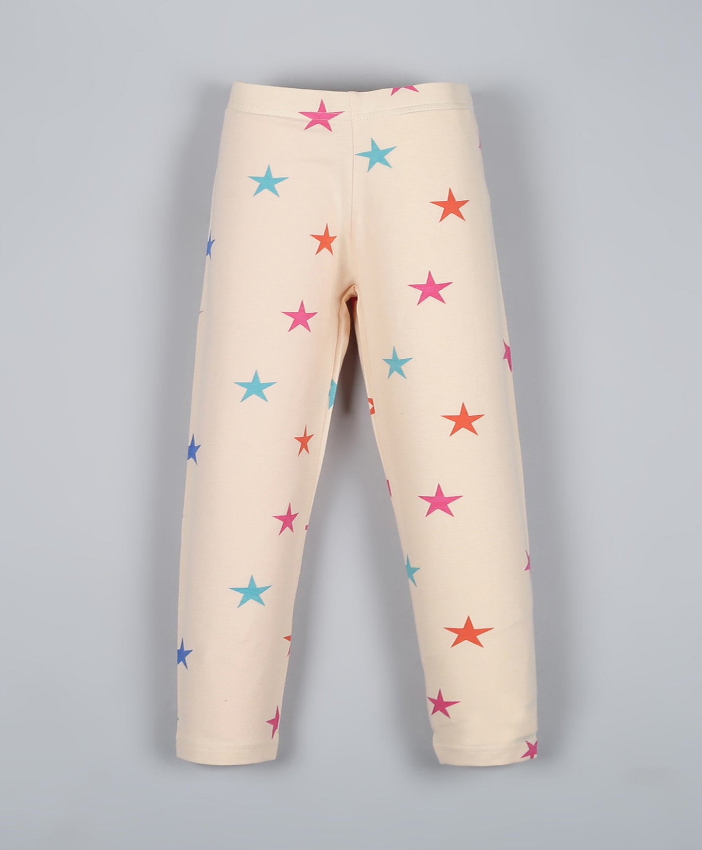 All Over Printed and solid Leggings( Pack of 4) - Multi Color