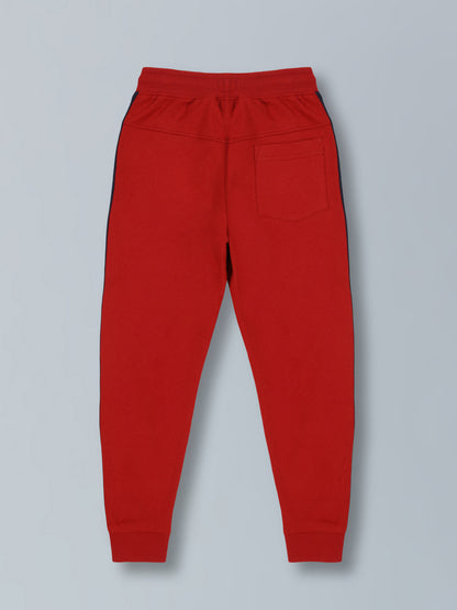 Raised Print Hooded Sweatshirt and Printed Jogger set